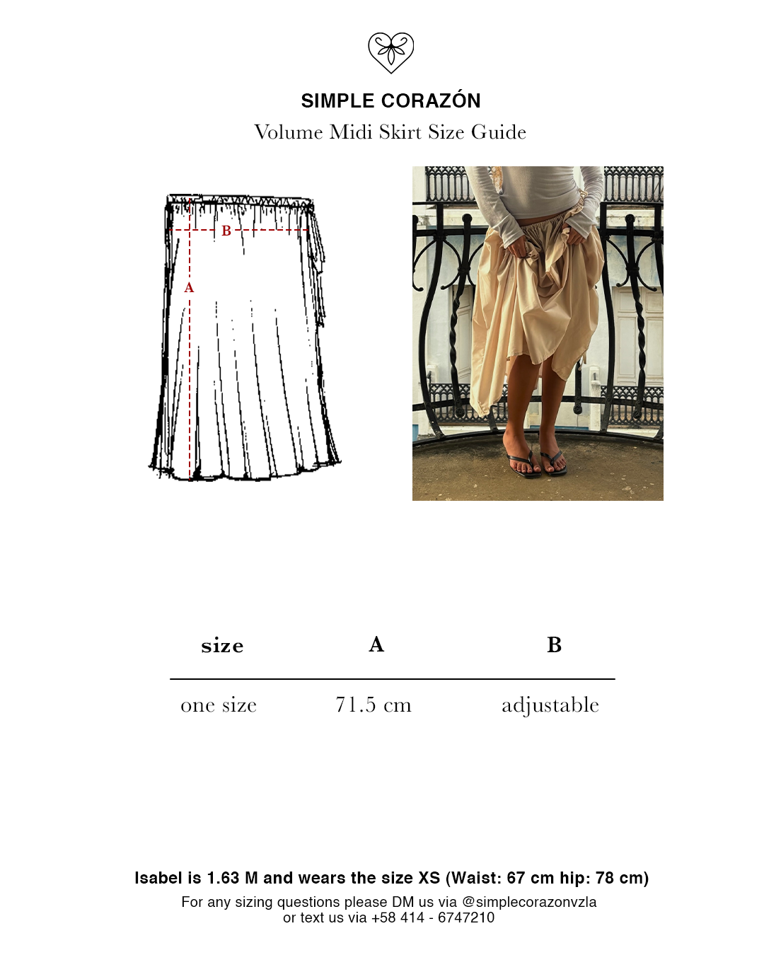 Volume midi skirt - Navy