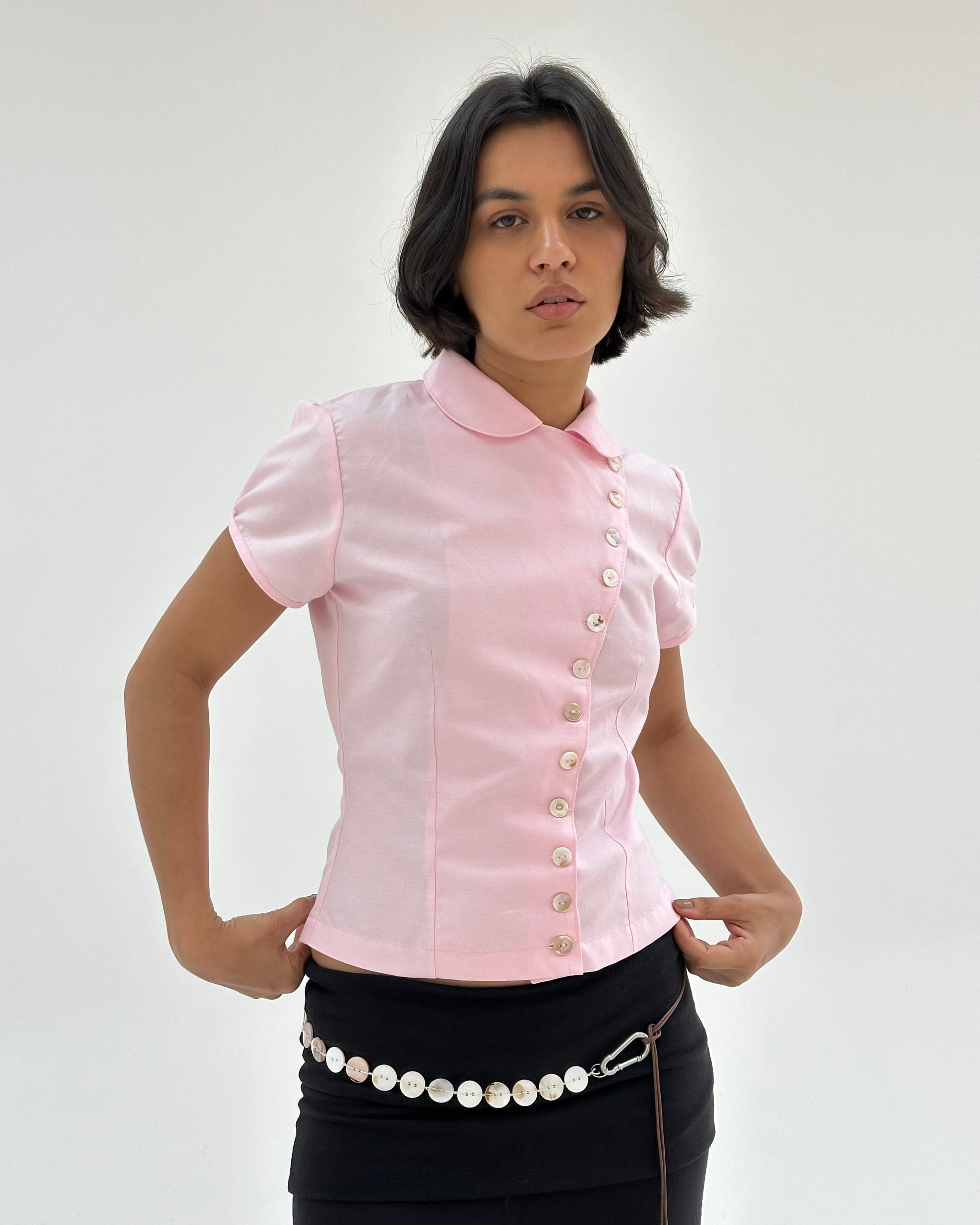 Sonnet Puff Shirt - pink