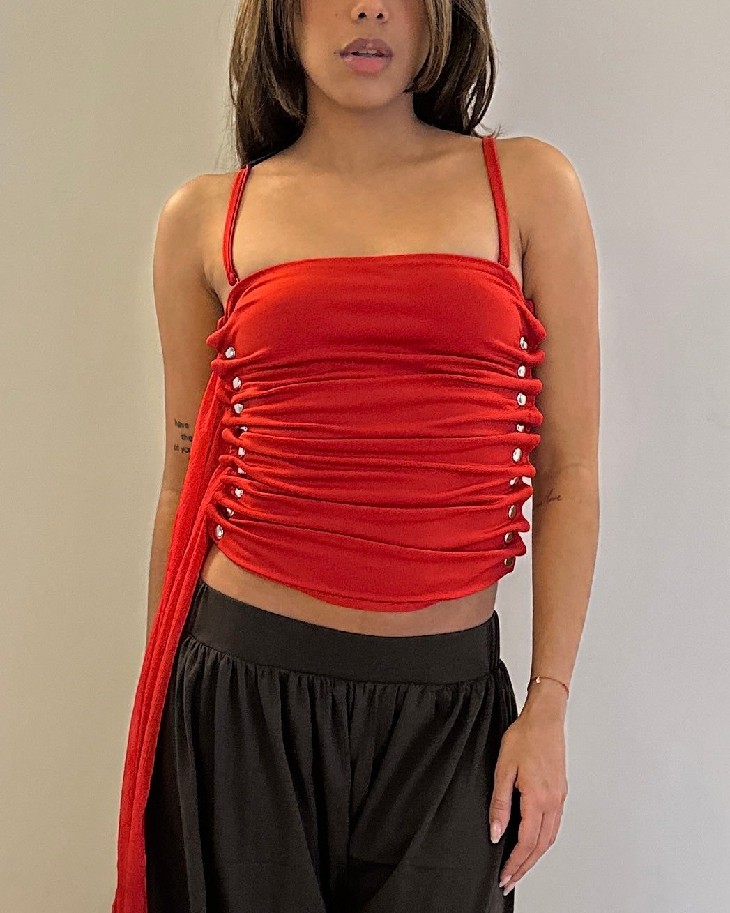 Puzzle top - red