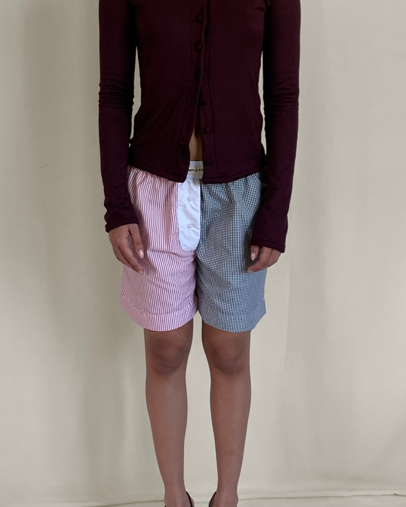 Duo tone boxer short black/red