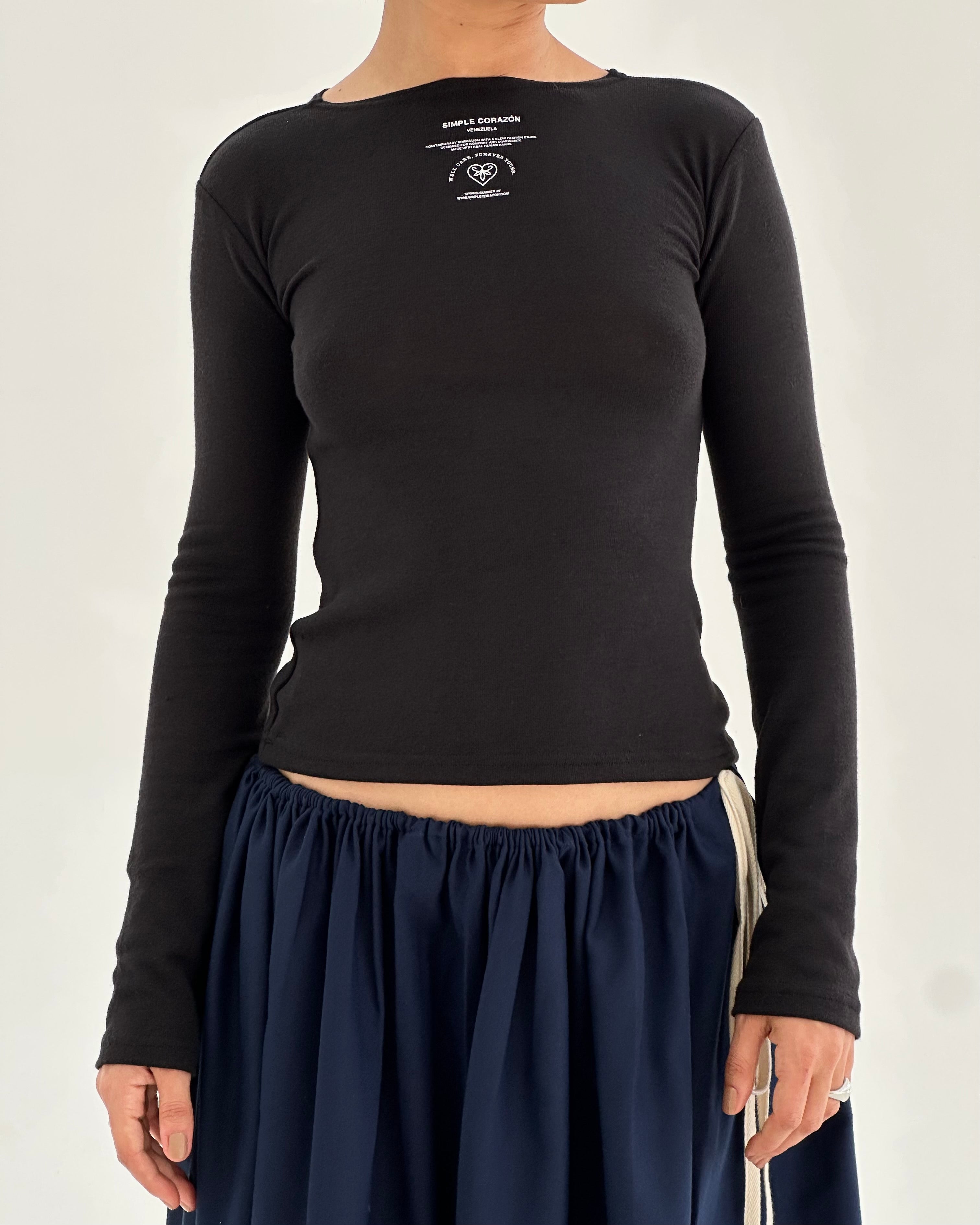 Origin long sleeve - black