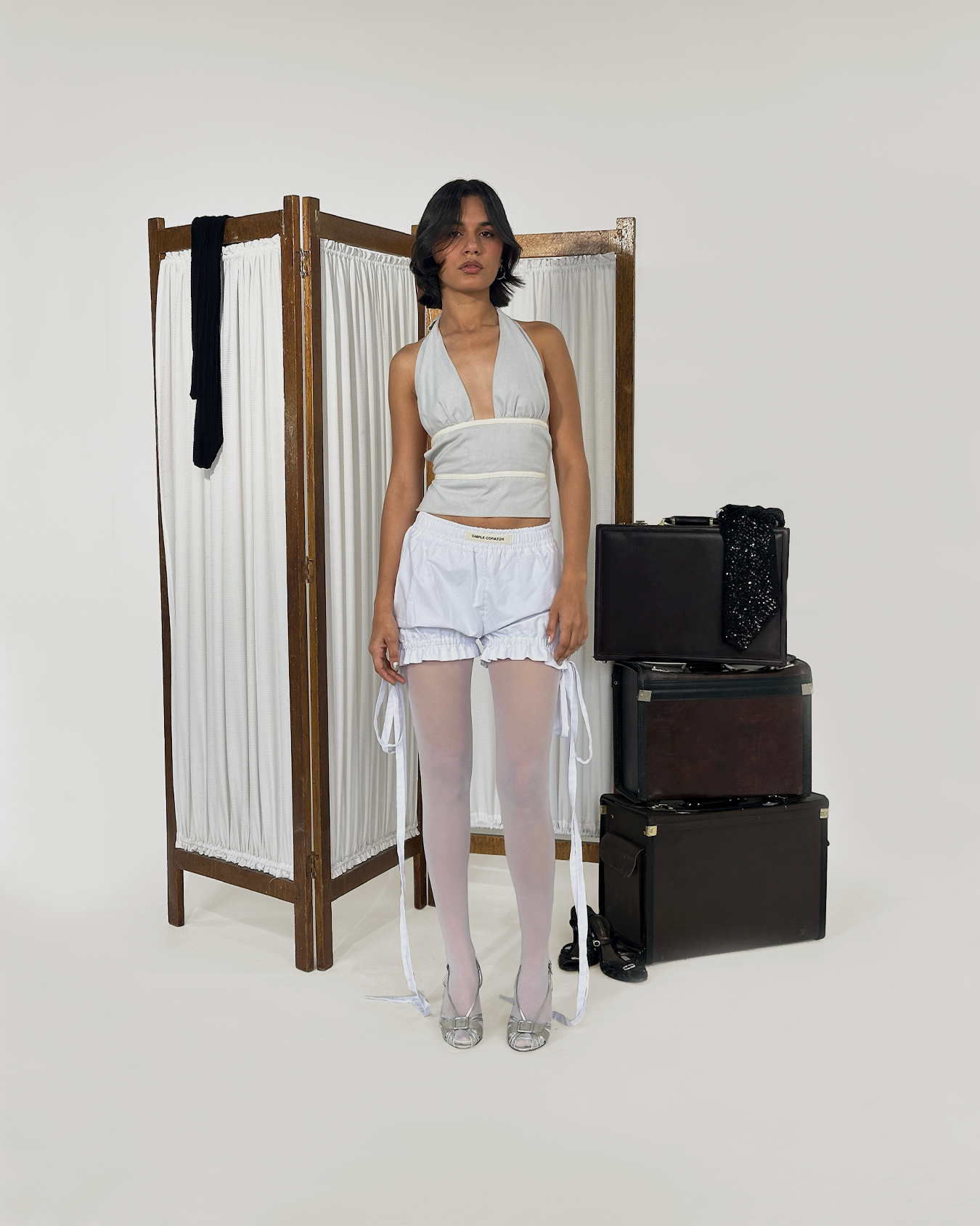 Weekday bloomer shorts - white