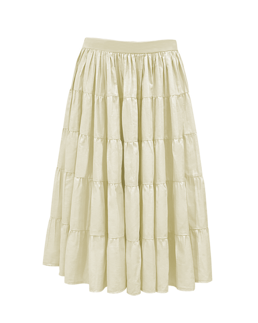 Volume skirt - Ivory