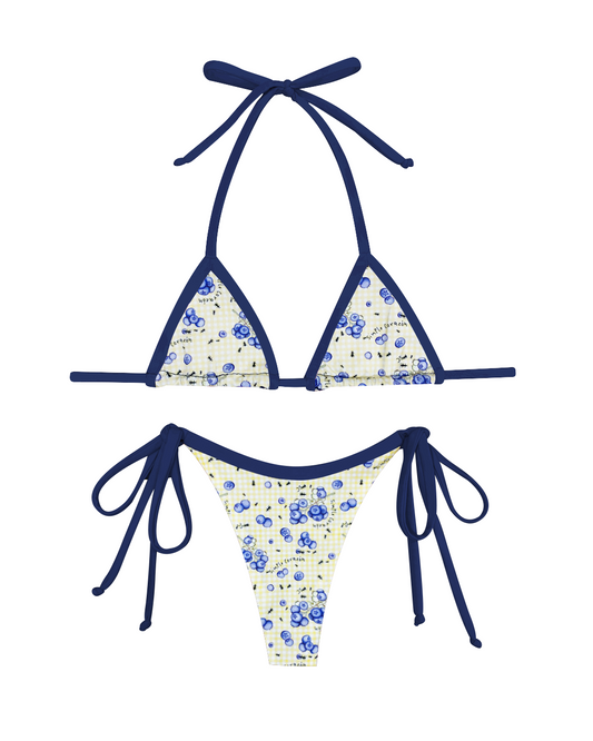 Dove bikini - blueberry gingham