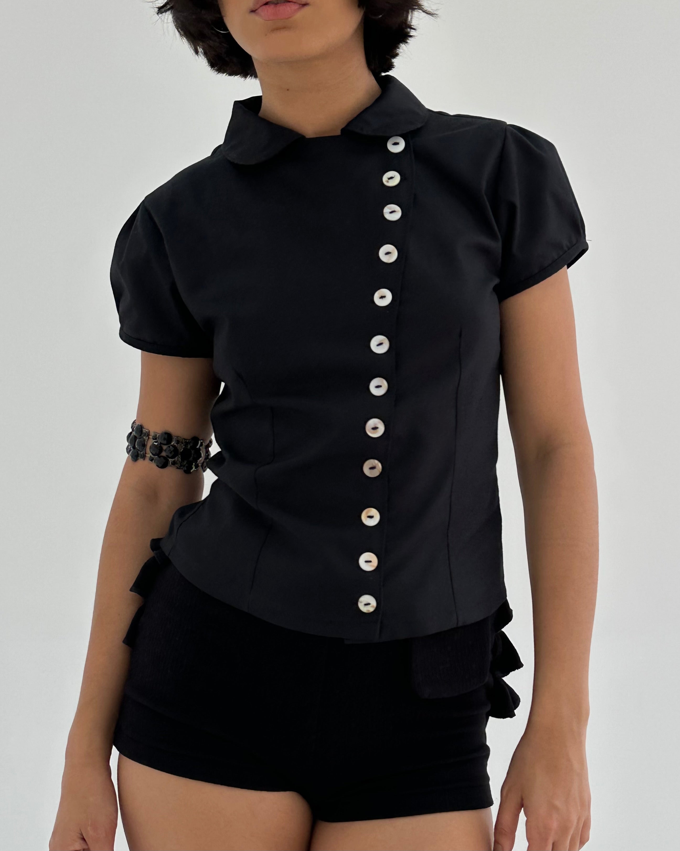 Sonnet Puff Shirt - black