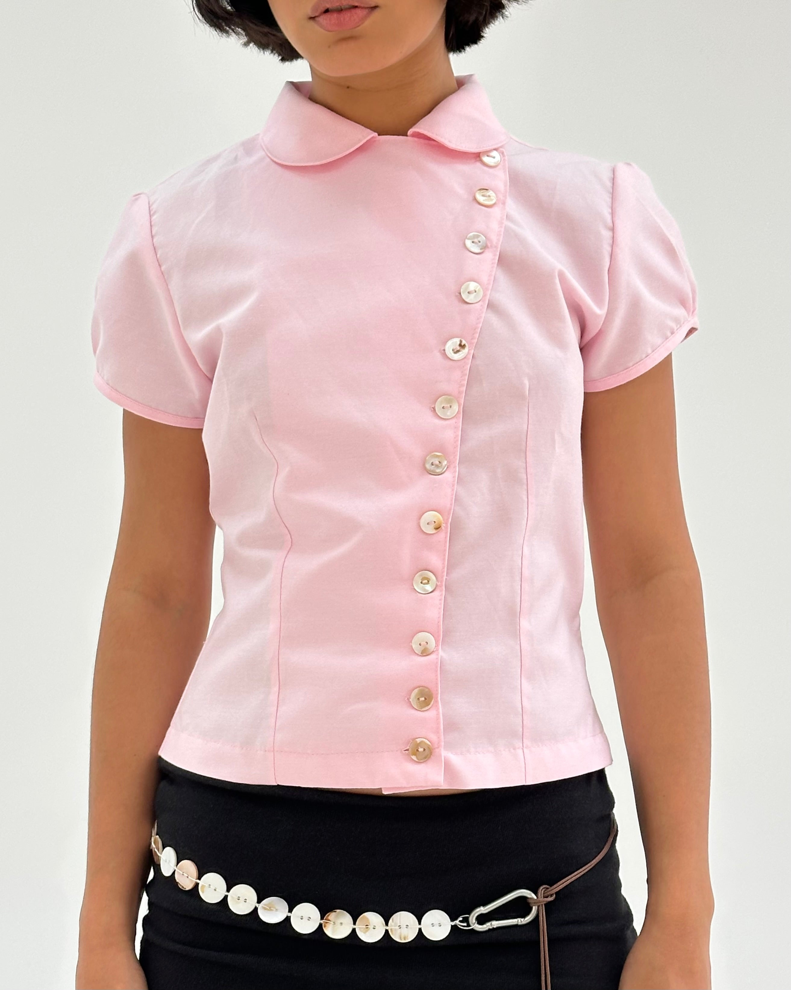 Sonnet Puff Shirt - pink