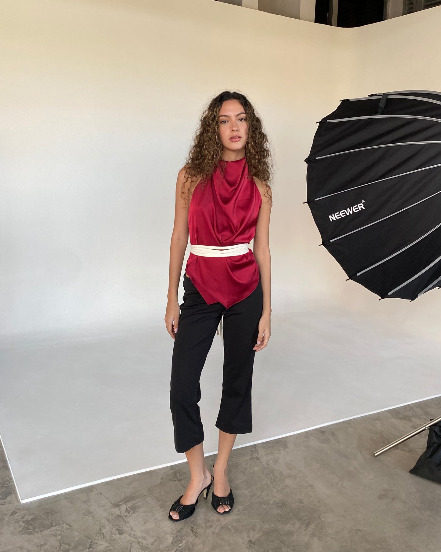 Galway Wrap Top - Sangria