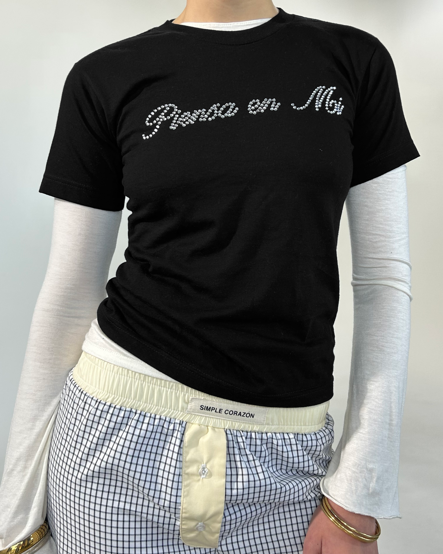 Piensa en Mi T-shirt - Black