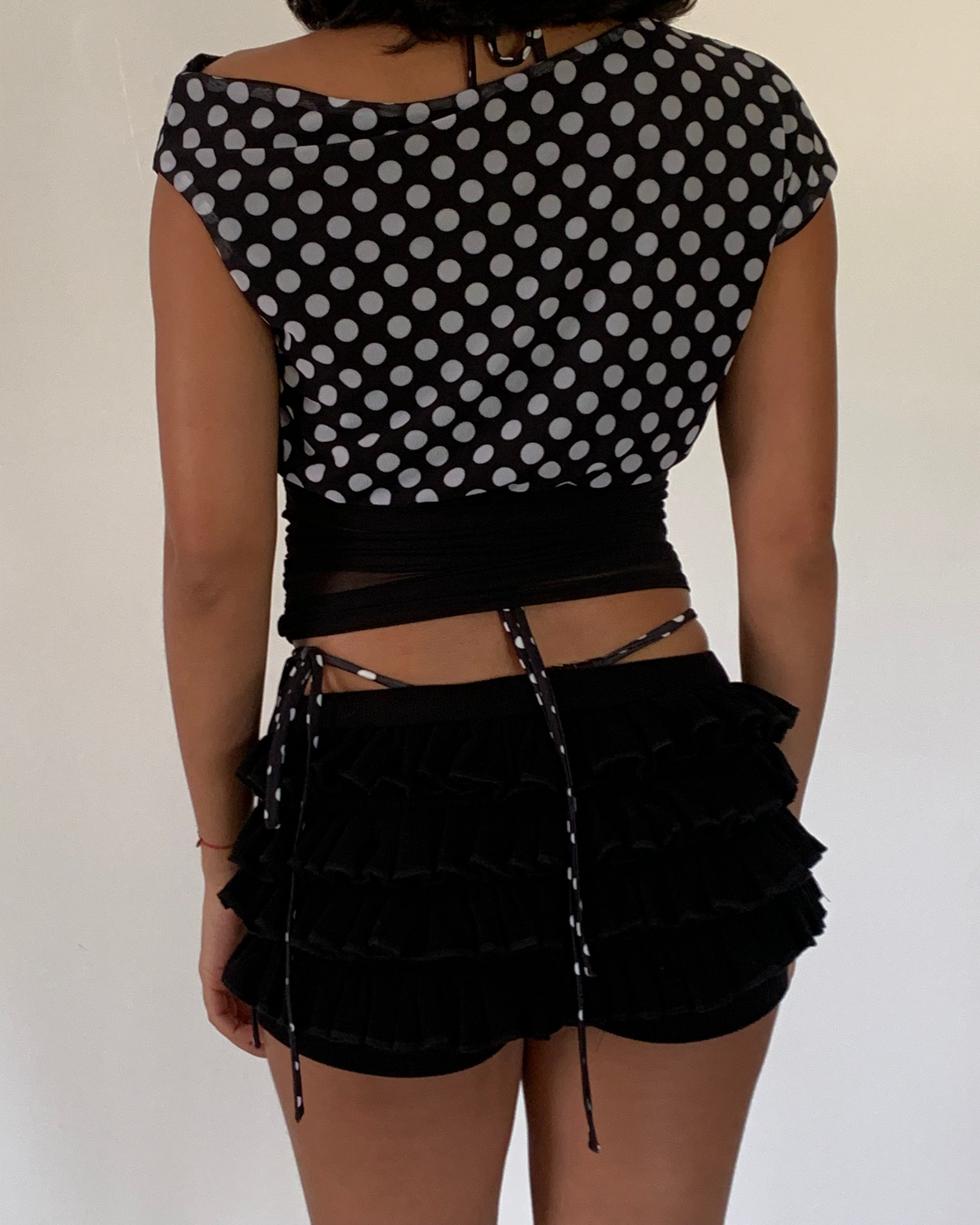 Anagram Mini Short - Black