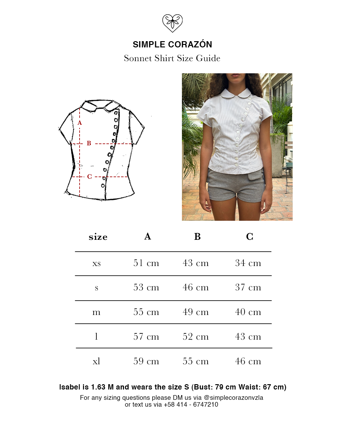 Sonnet Shirt - white stripe