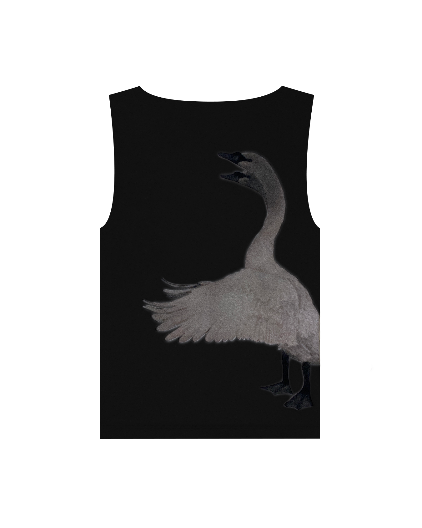 Swan Wife Beater - Black