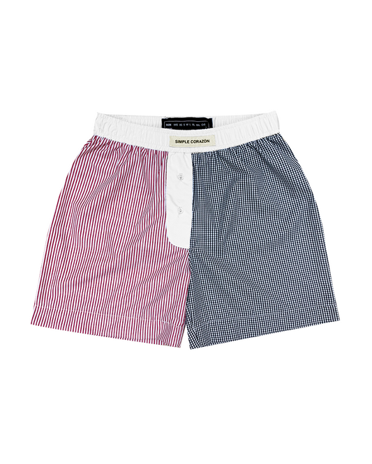 Weekday Boxer Short - stripes & gingham