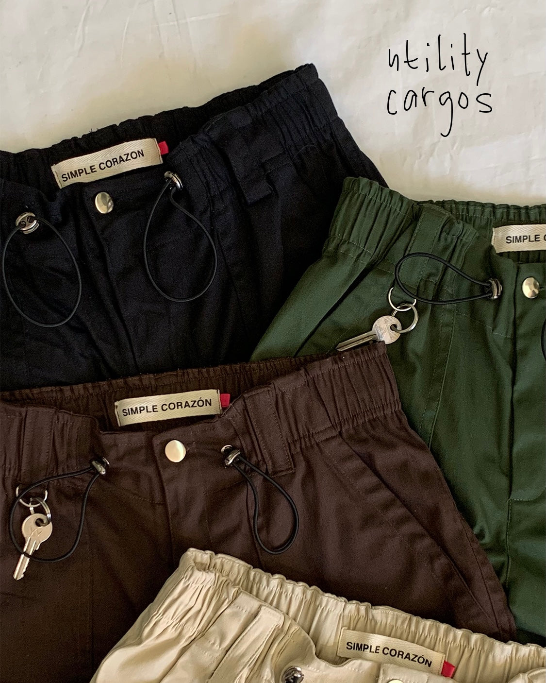 Utility Cargo Pants - Mocha