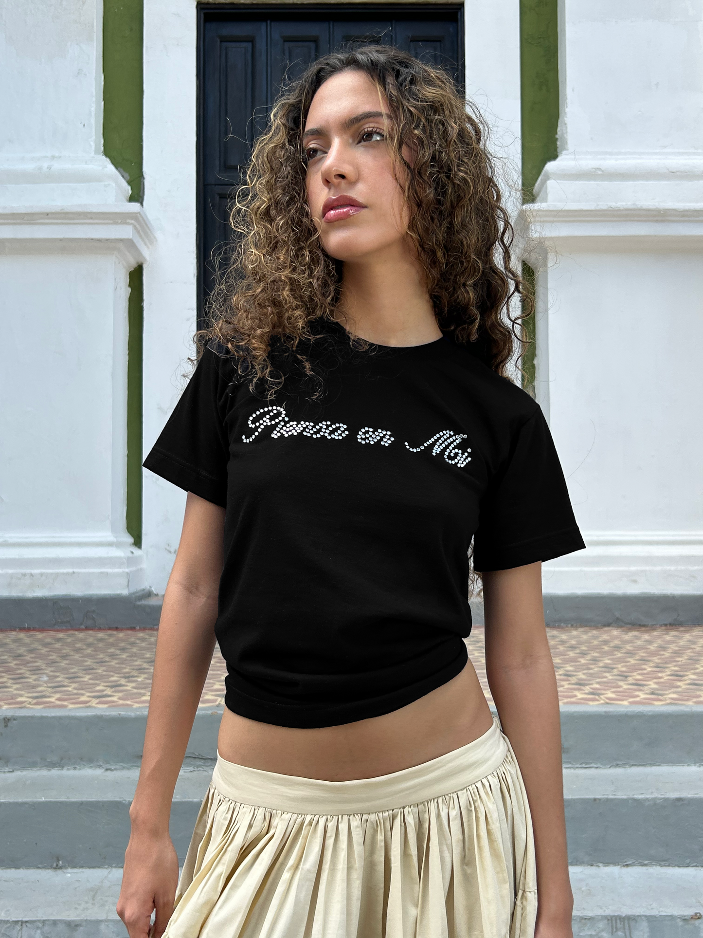 Piensa en Mi T-shirt - Black