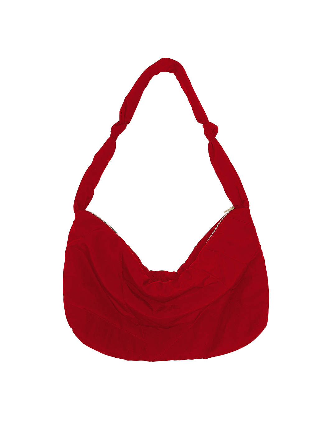 Pillow hobo bag - red