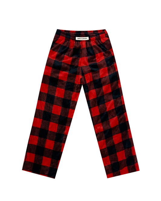 Weekday pj pants - christmas plaid