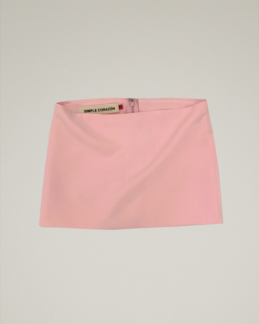 Pink problem mini skirt